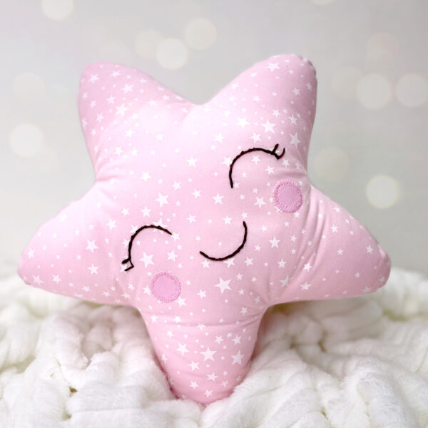 Star Cushion Pink