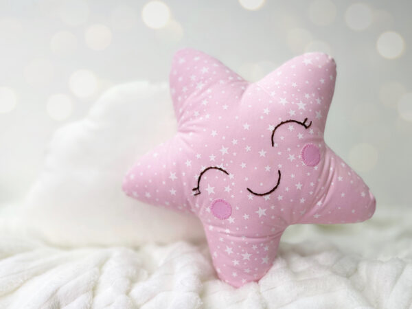 Star Cushion Pink - Image 2