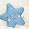 Star Cushion Blue