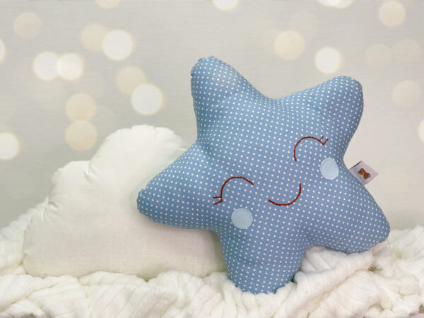 Star Cushion Blue - Image 2